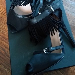 Giambattista Valli heels with fringe